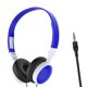 thumbnail image 4 of Auriculares Montados En La Cabeza Interfaz Estéreo De 3,5 Mm Para Ni?as Ni?o Azul Profundo Sin Micrófono, 4 of 5