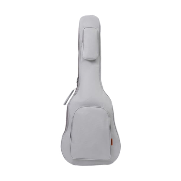 Bolsa Para Guitarra Acústica De 40 Y 41 Pulgadas Con Asa Y Bolsillos, Resistente Al Polvo, Color Gris