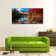 thumbnail image 1 of 1pc Red Forest Waterfall Maple Leaf Paiinting, Modern Landscape Tree Red Maple Leaf Canvas Wall Art Decor, Suitable For Living Room Bedroom Kitchen Office Home Decor, No Frame, 24*36in, 1 of 4