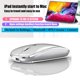 thumbnail image 5 of Ratón Bluetooth inalámbrico recargable para iPad pro iPad Air Mac MacBook Pro MacBook Air portátil Chromebook Windows HP DELL (plateado), 5 of 6