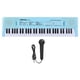 thumbnail image 2 of Teclado De Piano Eléctrico 61 Regalos Clave Instrumento De Juguete Para Espectáculo Al Aire Libre Ense?anza Azul, 2 of 5