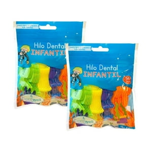 La Prepie - Hilo Dental Infantil Figuras Marinas 72 Uds