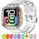 thumbnail image 1 of Correa para Apple Watch XYF transparente de 46 mm con funda protectora, 1 of 3
