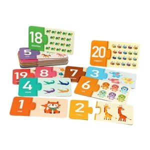Magideal - Juego De Emparejamiento, Juguete De Aprendizaje Temprano, Manualidad, Juguete Educativo Portátil Para Niños Y Niñas, Fiesta, Cumpleaños, Día Del Niño Número