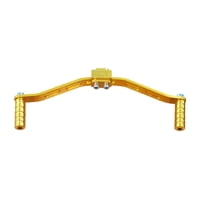 Magideal - Palanca De Cambio De Motocicleta Palanca De Fútbol De Pedal Fácil De Instalar Piezas De Repuesto Universales Profesionales 2 Vías Palanca De Pie De Ca Oro