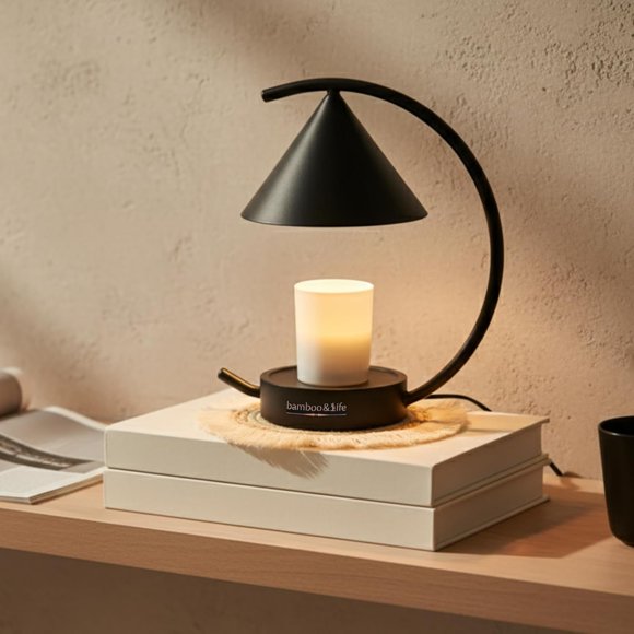 Set de Regalo Calentador de Velas bamboo&life Moon Arc