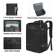 thumbnail image 3 of Mochila Viaje Vancropak Belug  1215 Negra Impermeable Expandible Antirrobo 50L negro, 3 of 5