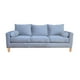 thumbnail image 1 of Sofa Indu 3 Cuerpos Felpa Gris, 1 of 3