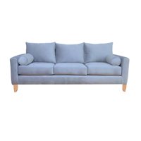 Induhome - Sofa Indu 3 Cuerpos Chenille Gris