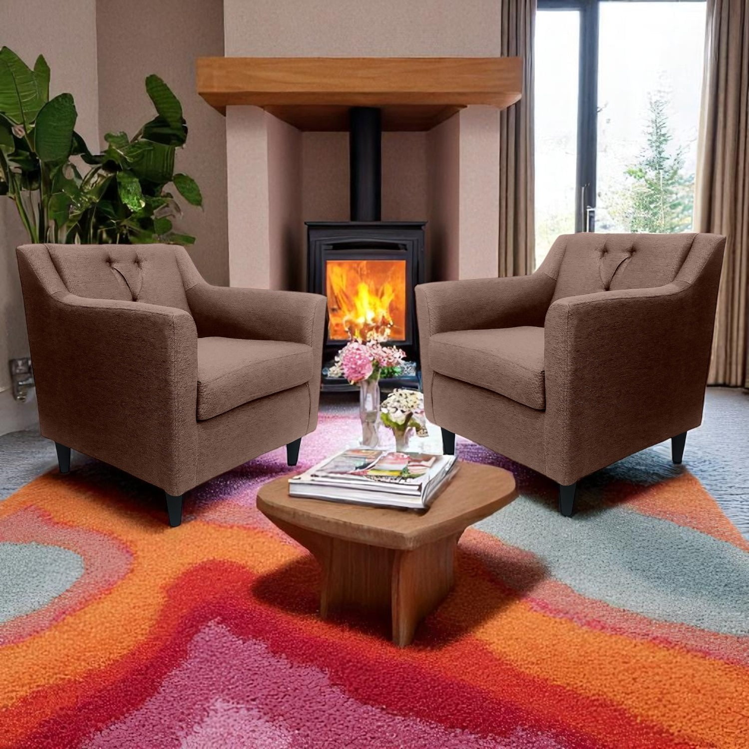 Fazca - Set Poltrona Jade Chocolate