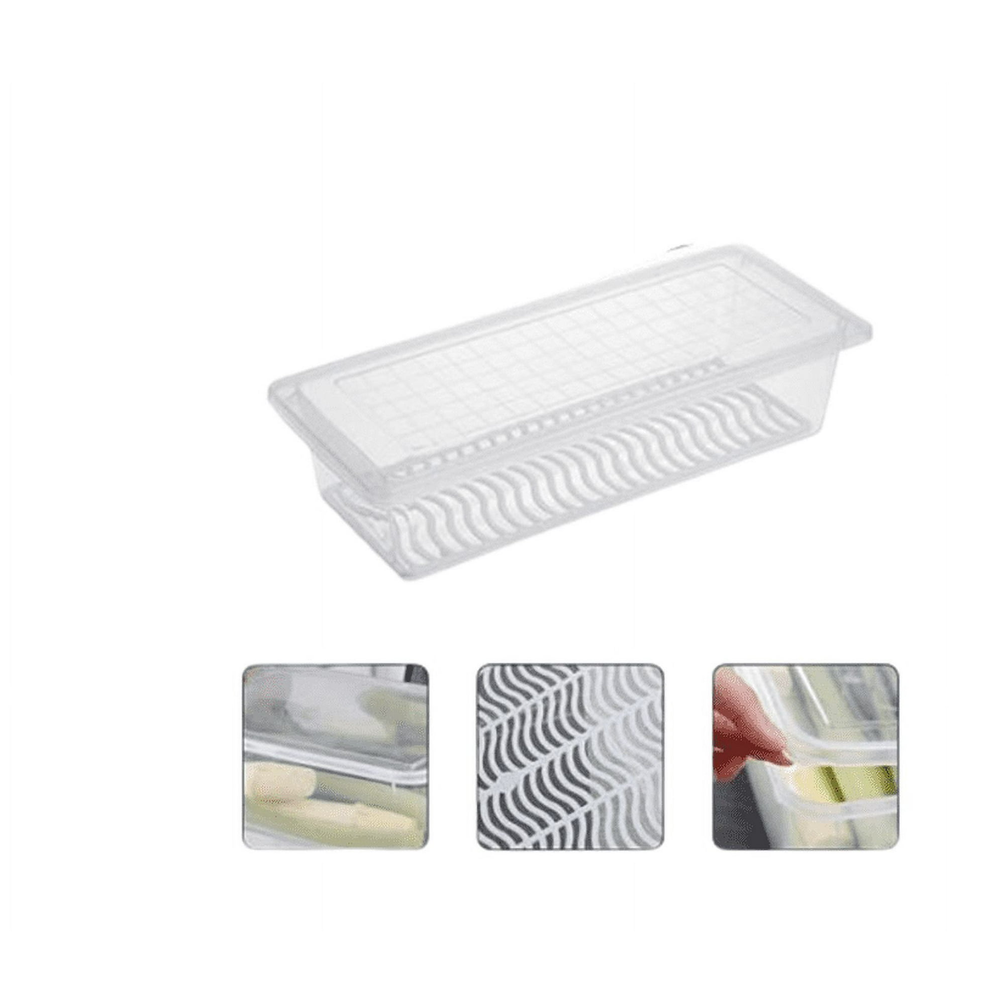 Genérico - Taper Tupper Organizador Plástico Para Comida Nevera