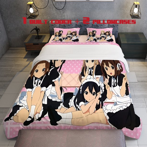 3pcs themed printed bedding set featuring a soft duvet cover and two pillowcases