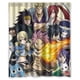 thumbnail image 1 of Cortina de ducha de anime japonés Fairy Tail Natsu Lucy, juego de cortina de baño con ganchos, tamaño 60 x 72 pulgadas, 1 of 3