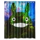 thumbnail image 1 of Cortina de ducha Galaxy Toroto verde con ganchos, tamaño 60 x 72 pulgadas, 1 of 3