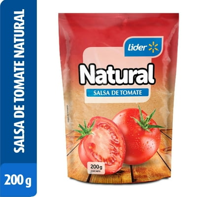 Salsa De Tomate Natural Doypack 200 G Lider