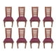 thumbnail image 1 of Pack 8 Sillas Oporto Caramelo Tapiz Burdeo, 1 of 2