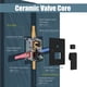 thumbnail image 5 of Juego de grifos de ducha Aolemi Rain Shower System, color negro mate, 5 of 9
