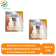 thumbnail image 3 of Desodorante Ambiental Repuesto Aromatizante Enchufe Aroma Manzana Canela Pack 4 Unidades, 3 of 3