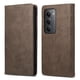 thumbnail image 1 of Funda tipo cartera con bloqueo RFID para Xiaomi Redmi 15 5G Con tapa abatible, portatarjetas, cierre magnético, TPU y soporte Marrón, 1 of 6