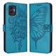 thumbnail image 2 of Funda cartera mariposa para Samsung Galaxy XCover7 Pro con soporte y ranuras para tarjetas Azul, 2 of 5