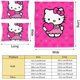 thumbnail image 4 of Hello Cat Kitty Pink Heart Cartoon Style Duvet Cover Set Cotton Bed Cover Girls Boys Kids Bedroom Bed Set - Hello Cat Kitty Kawaii Bedding Decor, 4 of 4