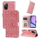thumbnail image 1 of Funda tipo cartera FOXDOCK para Realme C67 4G , diseño girasol en relieve, cuero PU, cierre magnético, soporte y tarjetero, 1 of 5
