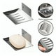 thumbnail image 1 of Juego Set 9 Accesorios Para Baño Acero Inoxidable, 1 of 3