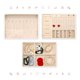 thumbnail image 4 of REGALWOVEN Caja de Accesorios de 2 Capas para Regalos de Cumpleaños para Niñas y Mujeres, Organizador de Accesorios de Cuero PU Blanco 9.1'x 6.7'x 3.5, 4 of 7
