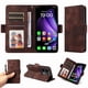 thumbnail image 1 of Carcasa FOXDOCK OPPO Reno 14 5G de cuero PU, diseño acolchado clásico, protección contra caídas y rayones, 1 of 5