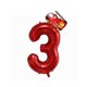 thumbnail image 1 of Globos para fiesta hengximaoyi Camión de bomberos Número 3 rojo, 1 of 3