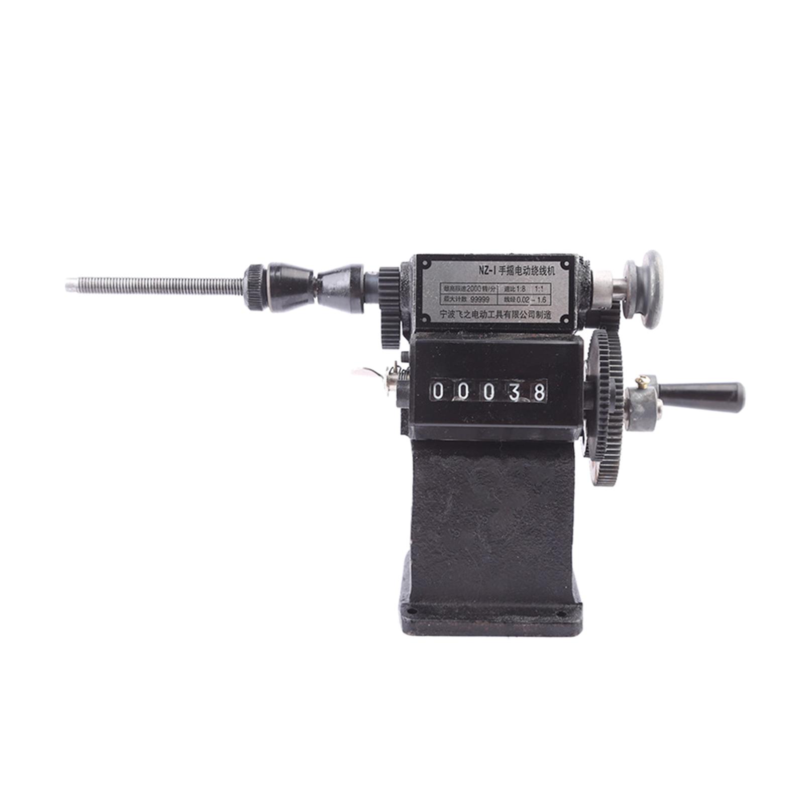 Ioensy - Bobinadora De Bobina Manual, Rango 1:8, 0-9999 Para Cinta, Borla, Cuerda Elástica
