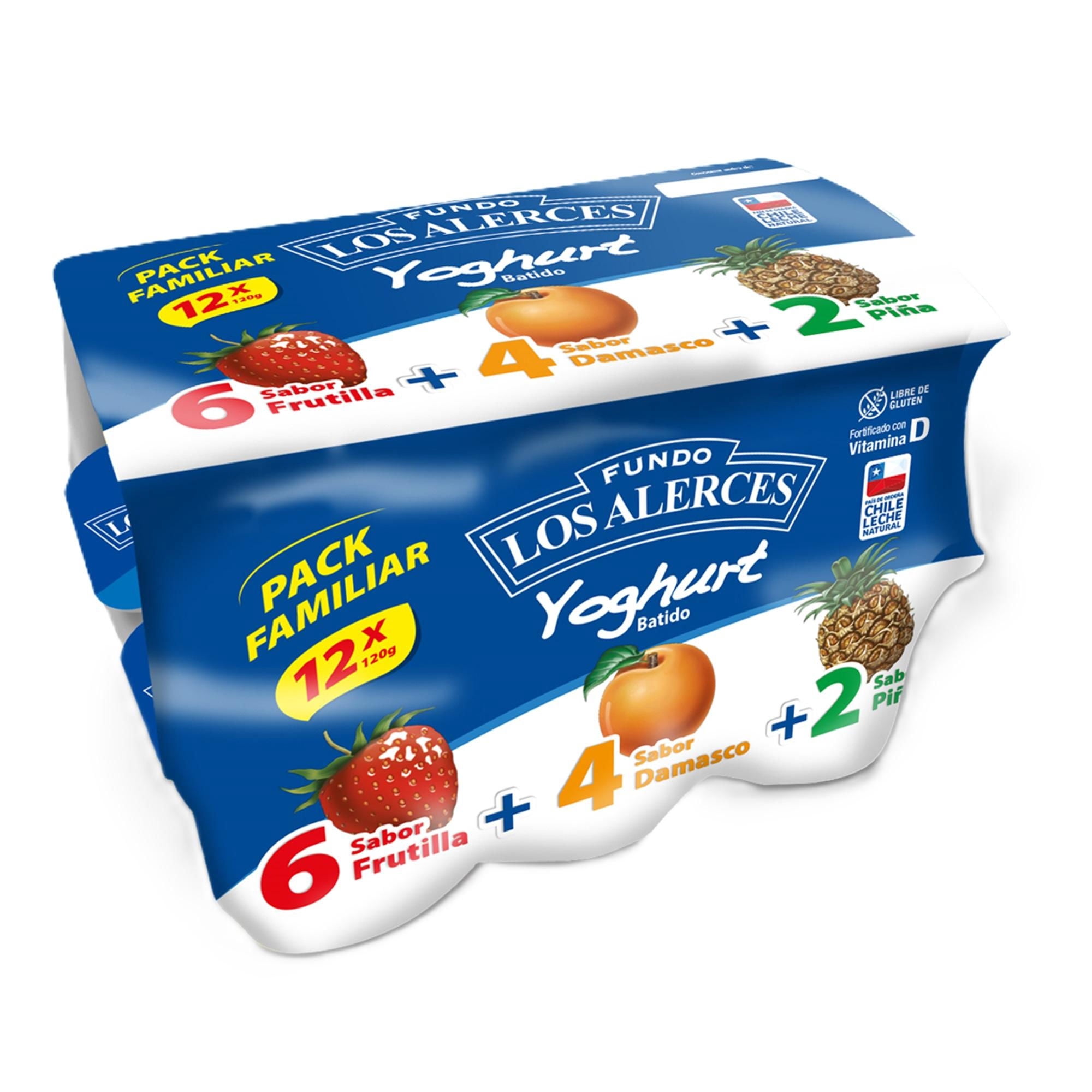 Yoghurt Batido Pack 1440 g Los alerces