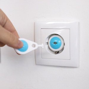 Genérico - Set 8 Protector De Toma Corriente Para Niños Y Bebe Lau
