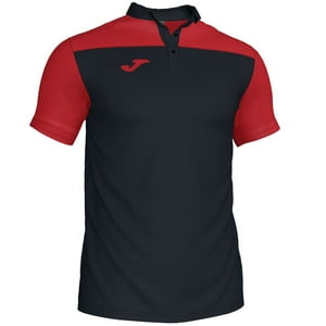 Polera Polo Hombre Hobby Ii Negro Rojo Joma