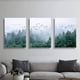 thumbnail image 1 of 3pcs/set Large Living Room Decoration, Green Forest Art Nordic Home Improvement Forest Landscape Nature Art Bedroom Bathroom Mural, Panel Frame Canvas Modern Living Room Decoration, Wall Art, 11.8inch, 1 of 2