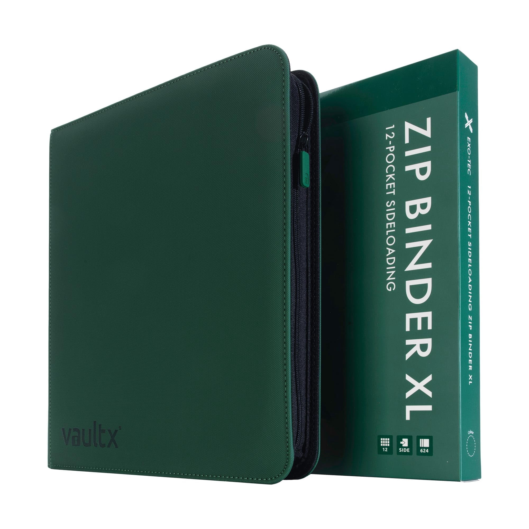 Archivador Para Cartas Coleccionables Vault X Zip Xl 624 Cartas Verde