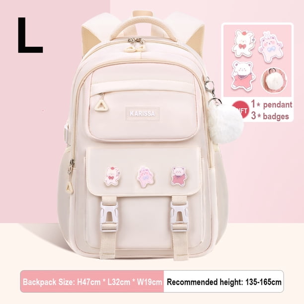 School Backpacks For Teenagers Kawaii Girls Backpack for School Elementary Student Bag Child Girl Bookbag with Tuition Tote Bag
