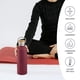 thumbnail image 3 of Botella de Agua Aislada Bambaw de 12 oz con Asa, Boca Ancha, Rojo, Acero Inoxidable, Botella Metálica de Pared Doble Aislada, Pequeña y Reutilizable – Rojo Berry, 3 of 8