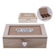 thumbnail image 1 of Caja De Té Mediana De Madera 6 Espacios Con Diseños Madera Beige, 1 of 2