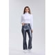thumbnail image 4 of Jeans Mujer Flare Engomado Gris, 4 of 5