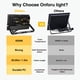 thumbnail image 5 of Flood Lights Onforu, 60 W, 6000 lm, LED IP66, impermeables, 6500 K, paquete de 2, 5 of 8