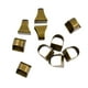 thumbnail image 2 of 10 Piezas Anillo De Latón Ajustable En Blanco Bases De Joyería Haciendo Bronce, 2 of 3