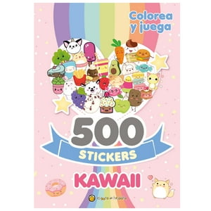 Libro 500 Stickers Kawaii Editorial Guadal