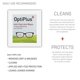 thumbnail image 4 of Toallitas para Lentes OptiPlus 60 Unidades Anti-empañante Prehumedecidas, 4 of 7