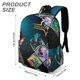 thumbnail image 3 of Kingdom Hearts-theme Backpack, Campus style schoolbag Bookbag with Adjustable Shoulder Straps And Large Zip Compartment, Unisex Travel Bags.42x30x15cm, 3 of 6