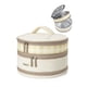 thumbnail image 2 of Tourit Bolso Térmico Circular Double Deck 32cm Expandible Cuadros Beige, 2 of 10