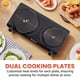 thumbnail image 3 of Quemador doble de hierro fundido para encimera Elite Gourmet EDB-302BF, 3 of 7
