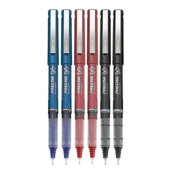 Bolígrafos de punta fina Advantage Gifts Precise V7 0,7 mm, paquete de 6