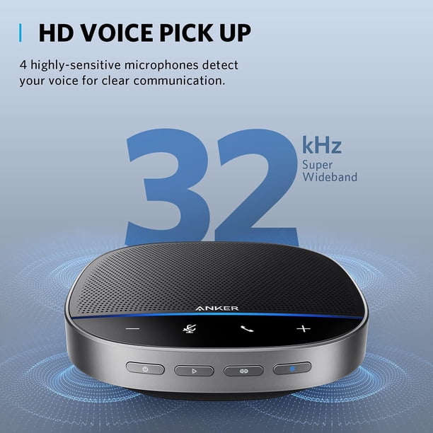 Speakerphone Anker PowerConf S500 Bluetooth Zoom Google | Lider