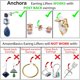 thumbnail image 4 of Levantadores de pendientes Anchora Original Magic para orejas caídas, 4 of 7